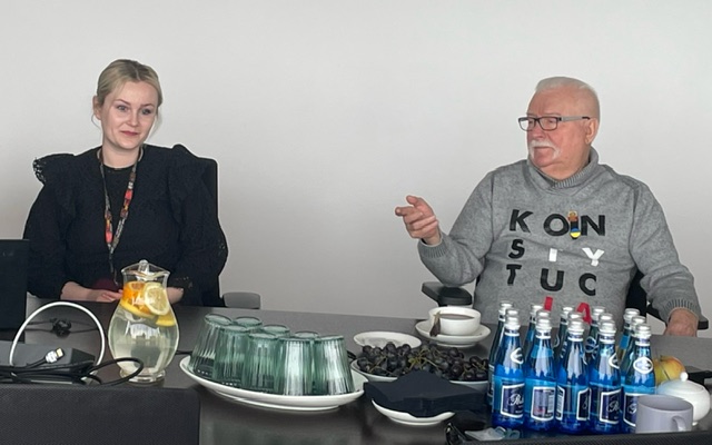 Lech Wałęsa visits Coldstore Gdańsk